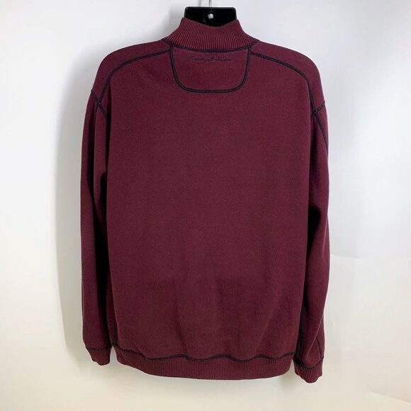 Tommy Bahama Men's Reversible 1/2 Zip Long Sleeve Pullover Sweatshirt Size XXL - Picture 4 of 15